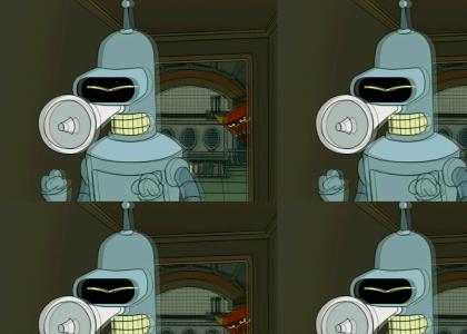 Bender is here to annoy you.