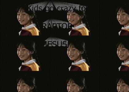 Kids go crazy for raptor jesus!
