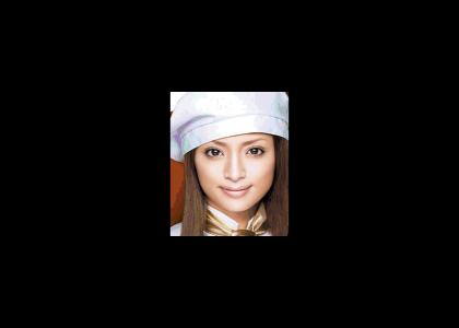 Ayumi Hamasaki doesn't change facial expressions