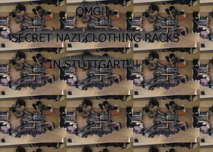 Secret nazi clothing racks...in Stuttgart!