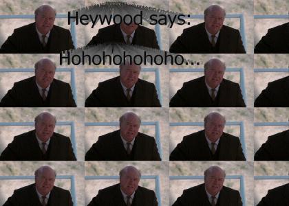 Heywood checks the orbit...