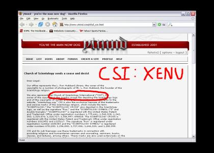 CSI: Xenu (Spelling fixed)