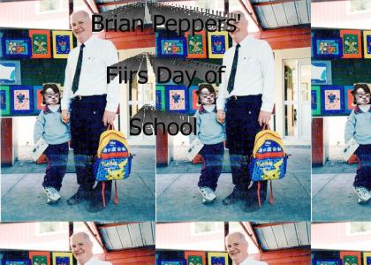 Brian Peppers' First Day of School
