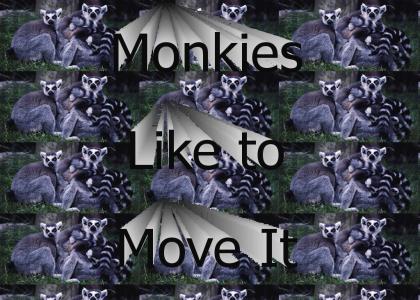 Lemurs like to move it