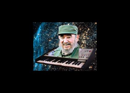 Communist on a keyboard in space