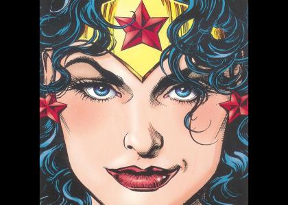 Wonder Woman stares into your soul