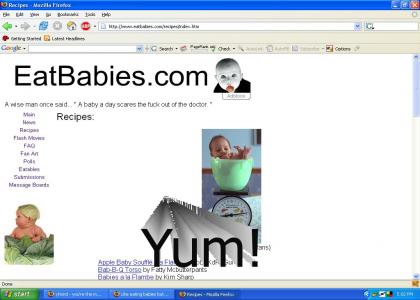 Yum! Eat Babys Online!