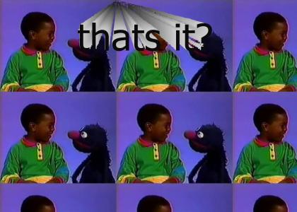 Grover tries to corrupt a child