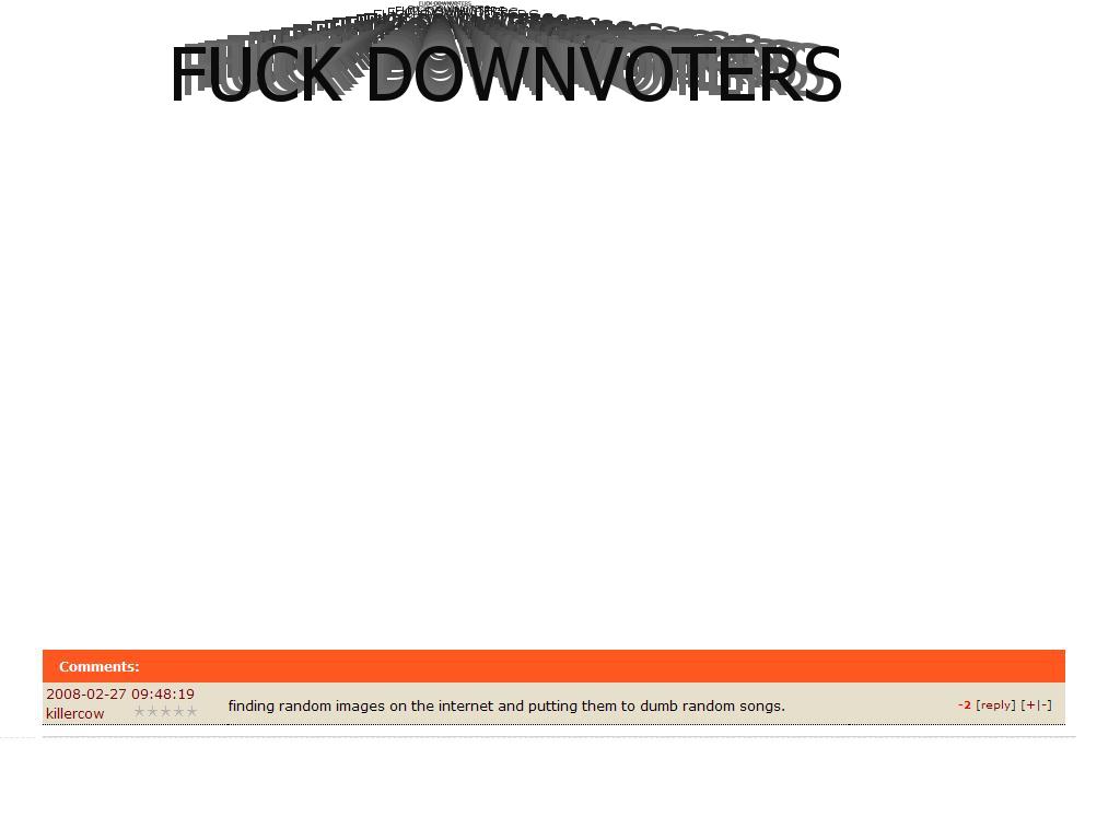 fuckingdownvoters