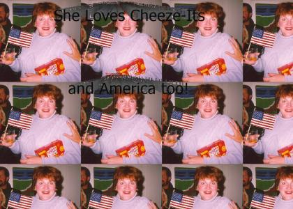 She Loves Cheez-Its...