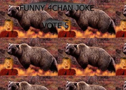 4chan joke: a bear that sexually molests young children