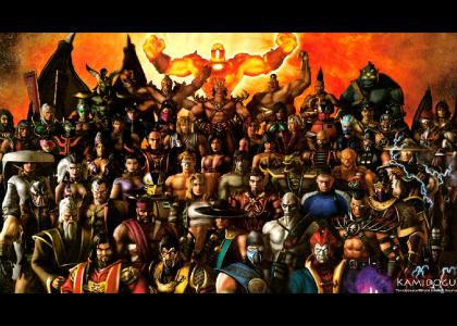 Mortal Kombat Family Photo