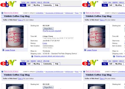 Yiddish Cup on ebay!