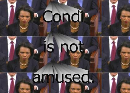 Condi is not amused