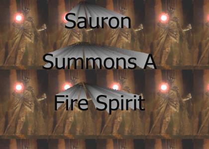 Sauron Summons A Fire Spirit