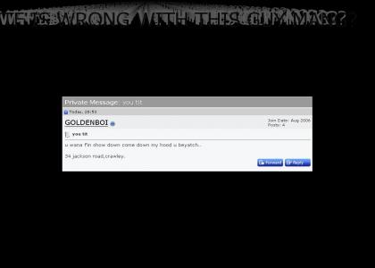 Wtf is wrong with Goldenboi?
