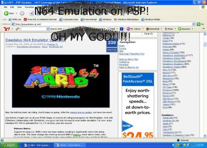 Nintendo 64 Emulation for PSP! OH MY GOD!!!!!!!!!