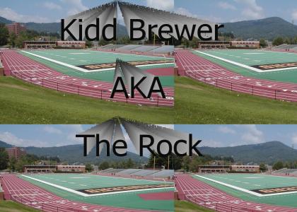 Can't stop "The Rock" Appalachian State Style