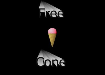 Get your free cone!