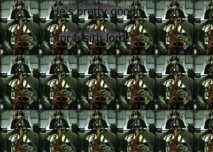 Vader can play the sax!