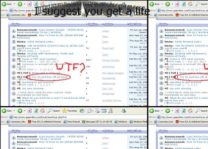 Gaia Forums are getting pathetic