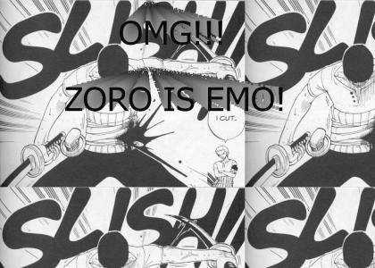 Zoro is emo