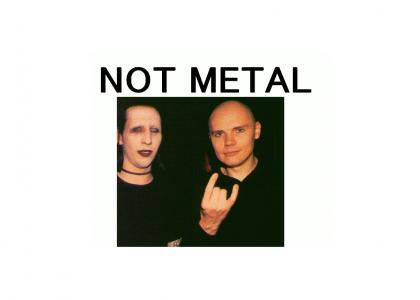 DUDE, YOU ARE NOT METAL!