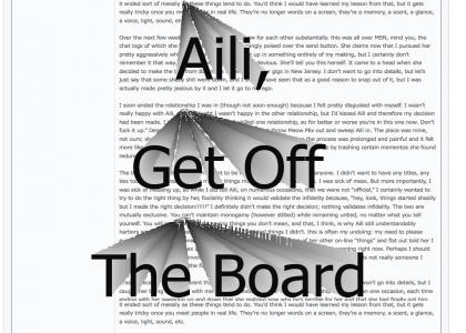 Aili Get Off The Board