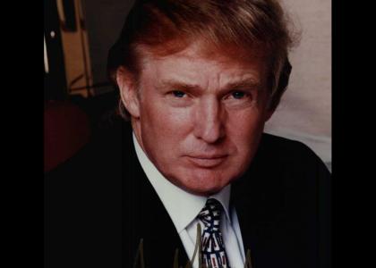 Donald Trump stares in to your soul