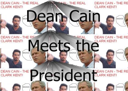 Dean Cain Meets the President