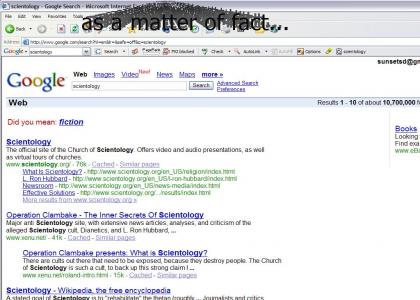 google hates scientology