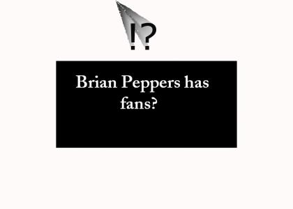 Brian Pepper craze fan