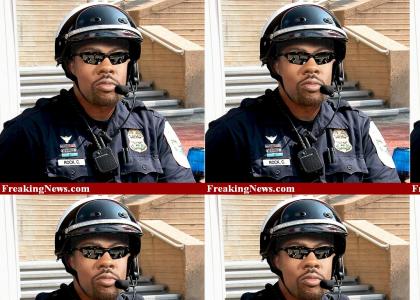 Chris Rock Motorbike Cop