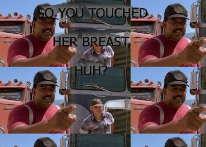 So you touched her breast, huh?