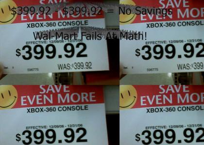 Wal-Mart Fails At Math