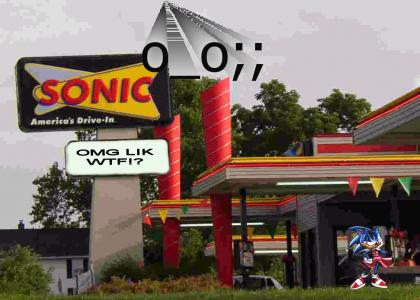 Sonic is hungry