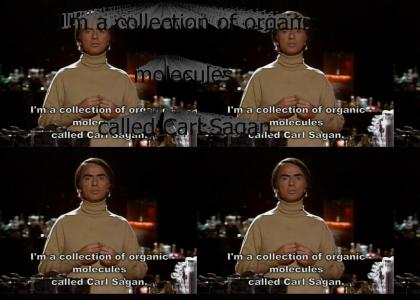 I'm a collection of organic molecules called Carl Sagan