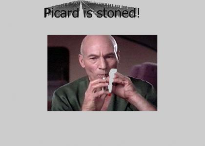 Picard gets stoned