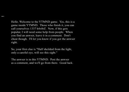 The YTMND Game (For Real)