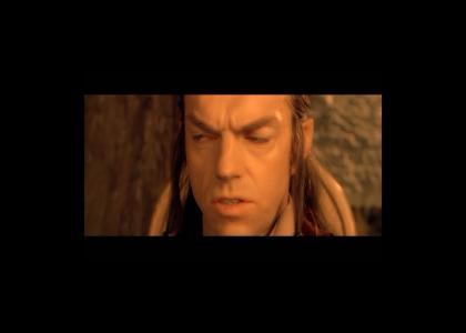 Elrond is freaking STONED
