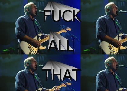 David Gilmour has a message for "for tiles eyes only"