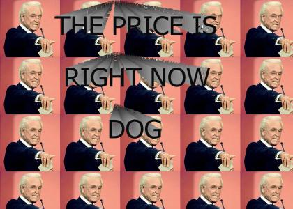 The Price is Right Now Dog