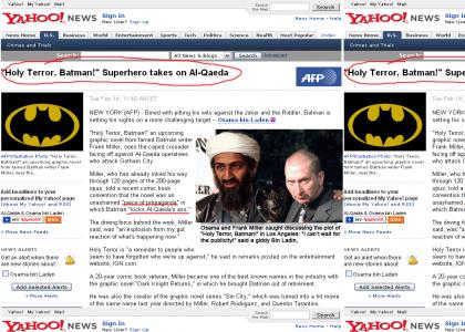 Batman to take on Al Qaida with Frank Miller!