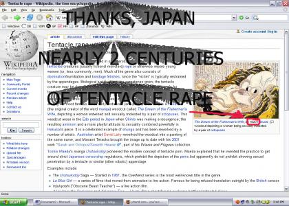 I swear to god I wasn't looking up tentacle rape initially.