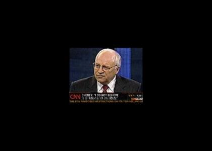 OMG Secret CNN Cheney Blinking X!