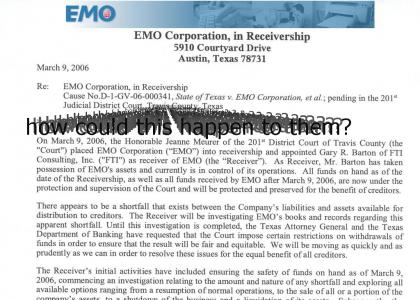 Emo Company Goes Bankrupt