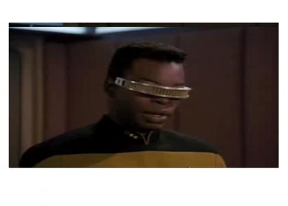 LaForge is Nervous