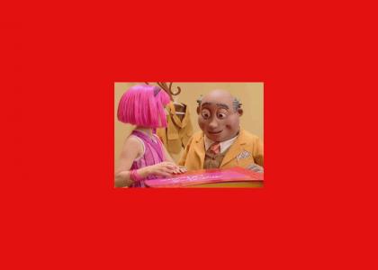 Lazytown tries to pick a gift for Max