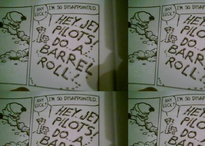 Calvin & Hoobes: Pre-SF Barrel Roll