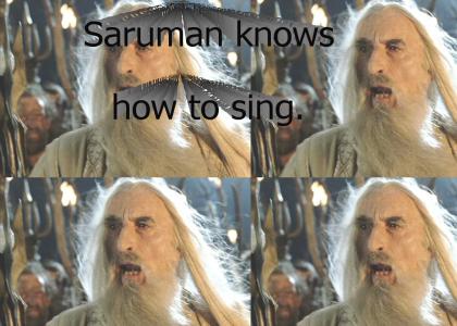 Yes, that IS Christopher Lee singing